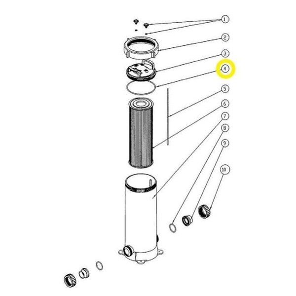 Waterco Waterco 62021 O-Ring for Old Style Trimline Tank Lid or Bag Filter 62021